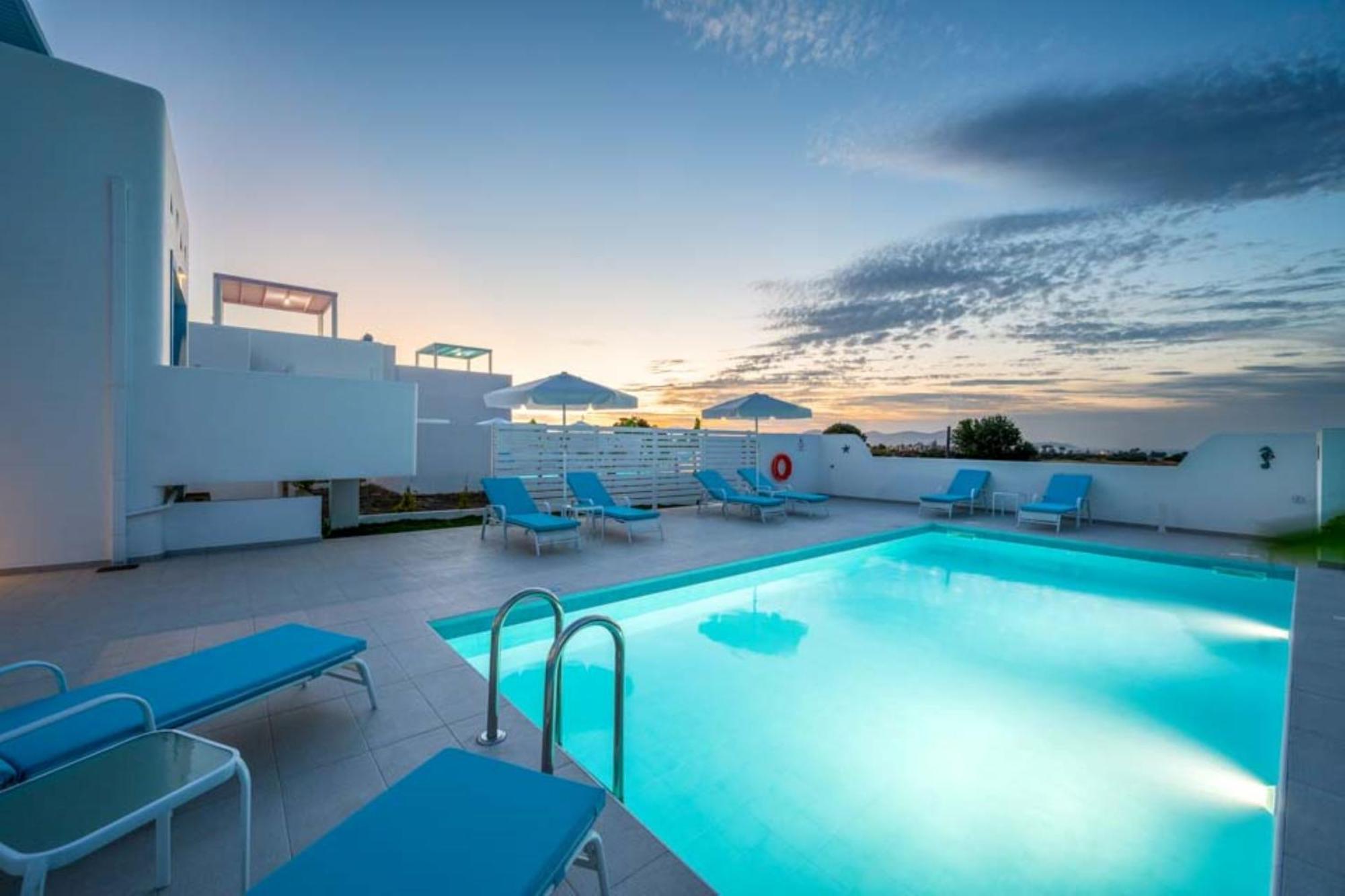Xenos Villa 6 With A Private Pool Near The Sea Tigkaki  Exterior photo