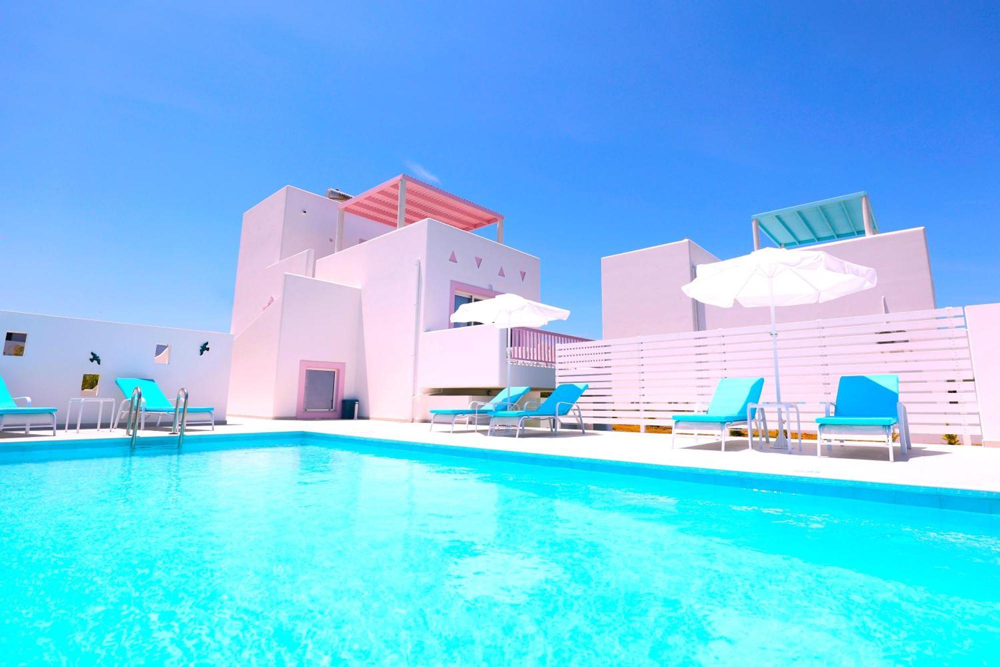 Xenos Villa 6 With A Private Pool Near The Sea Tigkaki  Exterior photo